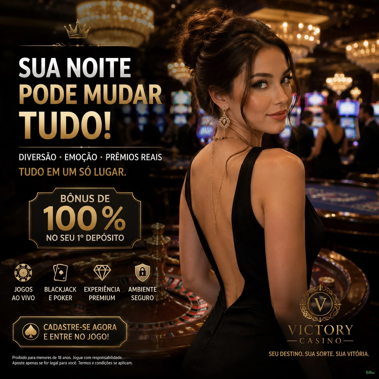 Cassino ao vivo 68u dealers